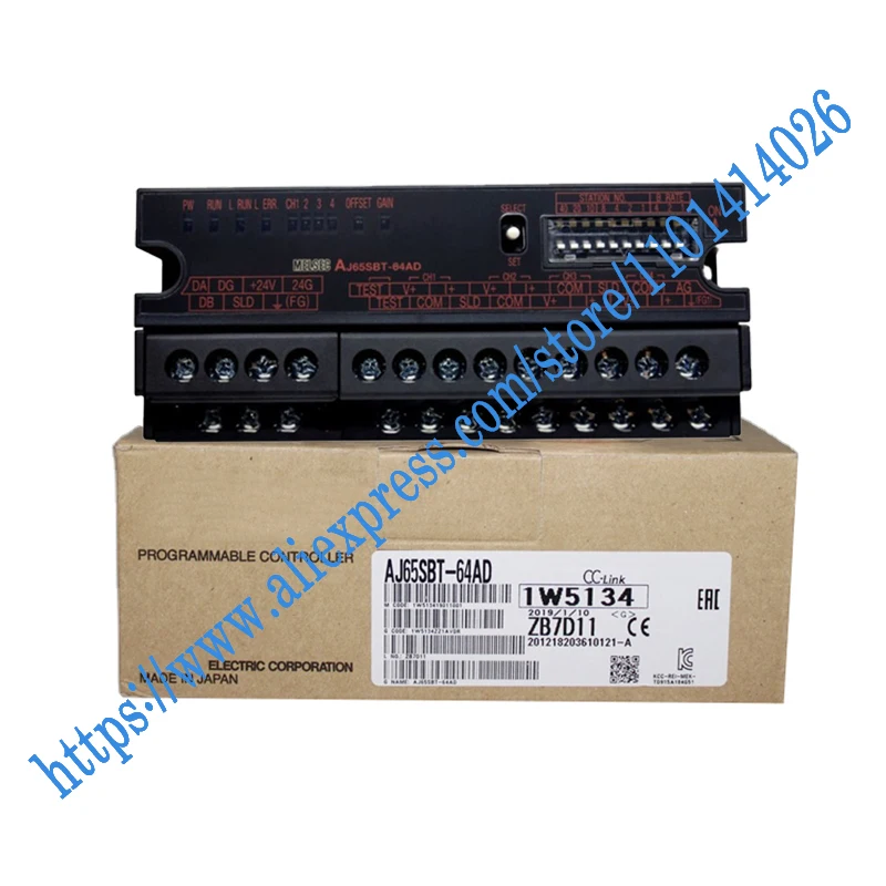 100% рабочий и новый оригинальный контроллер PLC AJ65SBT-64AD AJ65SBT2B-64AD AJ65SBT2B-64DA