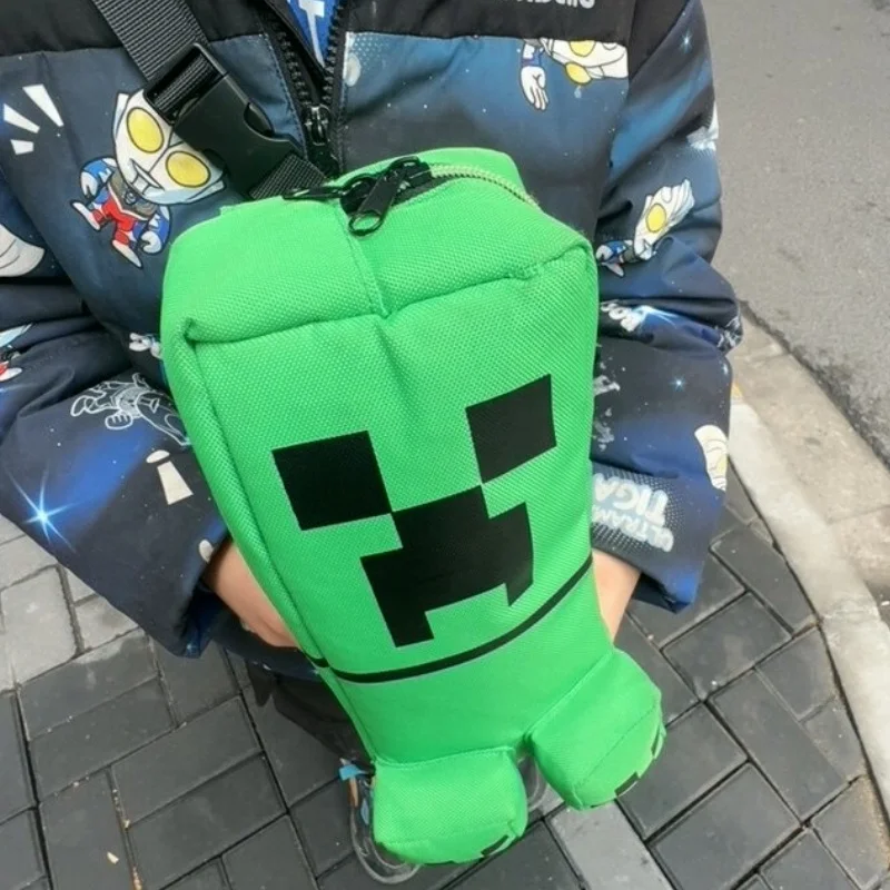 Рюкзак-сумка для школы с персонажами Minecraft, детская сумка через плечо с мультяшными персонажами, подарок (art.: 3920dbbb64b45) - 3920dbbb64b45