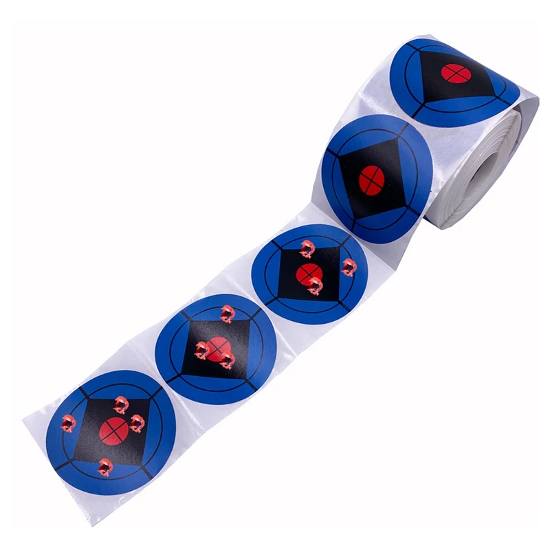 

Practical 250 Pcs/Roll Self Adhesives Reactive Splash 3 Inch Target Sticker For Archery Bow Hunting Training Targets