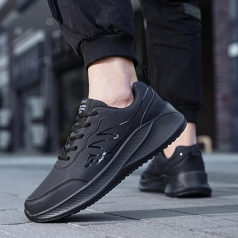 Mens Casual Outdoor Sports Shoes Winter Warm Sneakers Non-slip Footwear Autumn Gym Shoes Boys Breathable Trekking