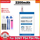 Аккумуляторная батарея LIP1522 для Sony Playstation 4 PS4 Dualshock 4, беспроводная подсветка для контроллера