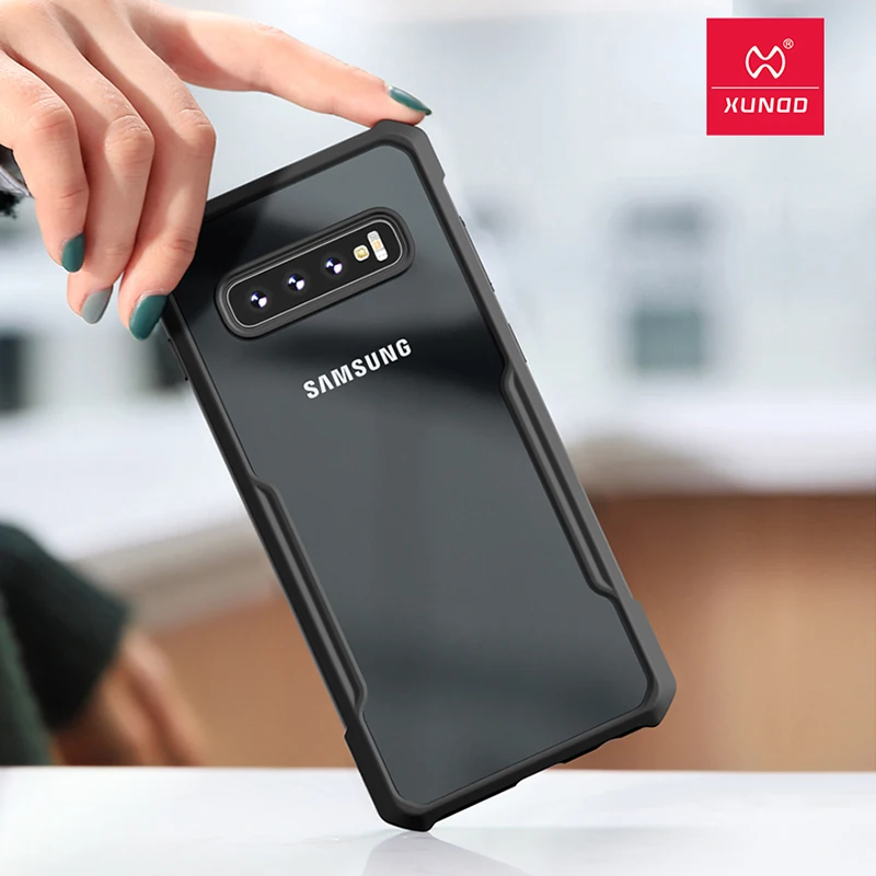 For Galaxy S10 Plus Case, XUNDD Shockproof Case, For Samsung Galaxy S10 Plus Case, Transparent Cover, Anti-drop Protective Cover