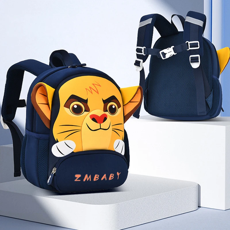 Children School Bags For Girls Boys Backpacks 3D Cartoon Animal Lion Baby Backpacks Kindergarten Schoolbag Kids Backpack mochila