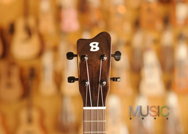 Brightsun BS-20SL Полностью твердые укулеле из коа с ананасом ручной работы