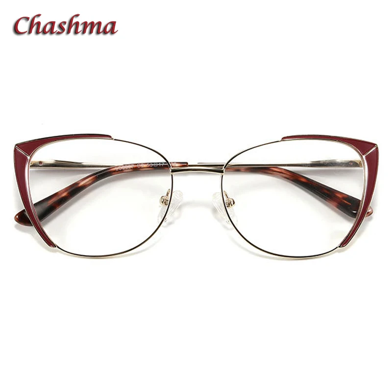 

Женские элегантные очки Chashma, оправа для очков, модные трендовые очки с защитой от синего света, фото, серые очки