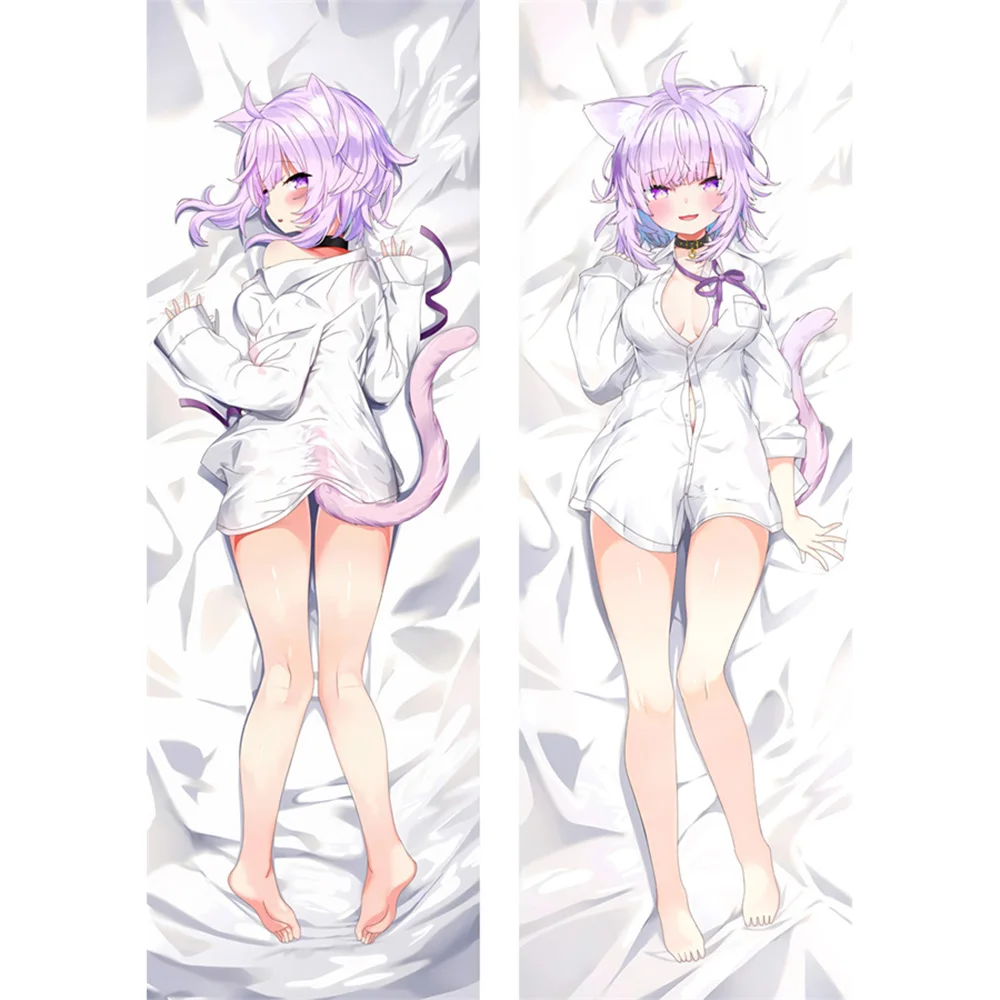 Наволочка VTuber Nekomata Okayu Dakimakura Waifu двухсторонняя наволочка с рисунком облегающая