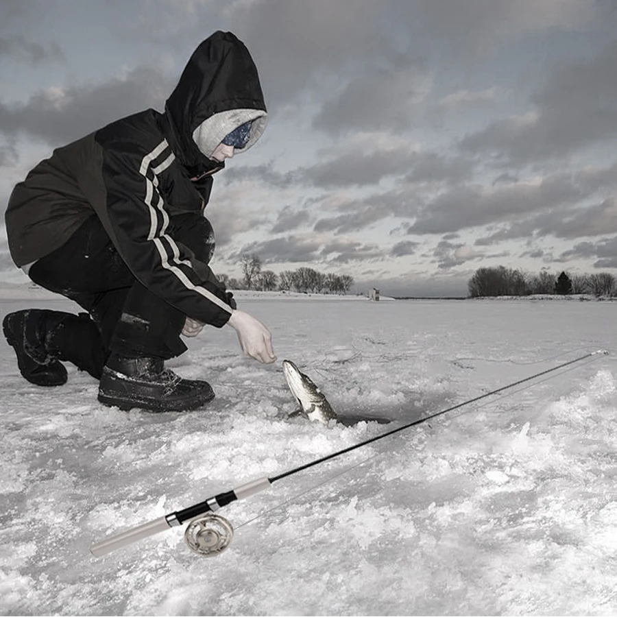 Телескопическая мини-удочка из углеродного волокна 55/65/75 см