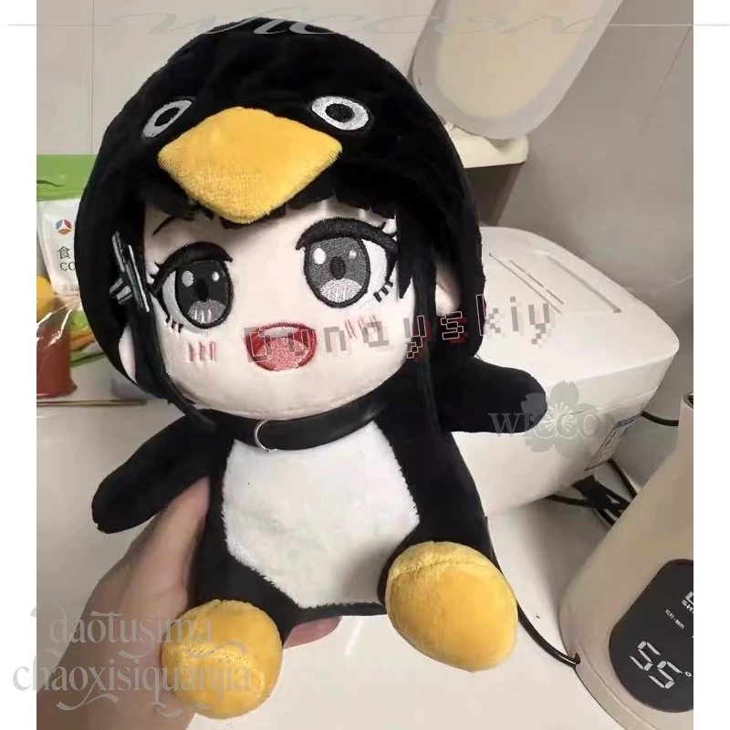 Фото Плюшевая фигурка Gugugaga Penguin 28 см Nunu, женский персонаж Endministrator, милый хлопковый подарок на день рождения/Рождество, Arknights: Endfield Cosplay №5