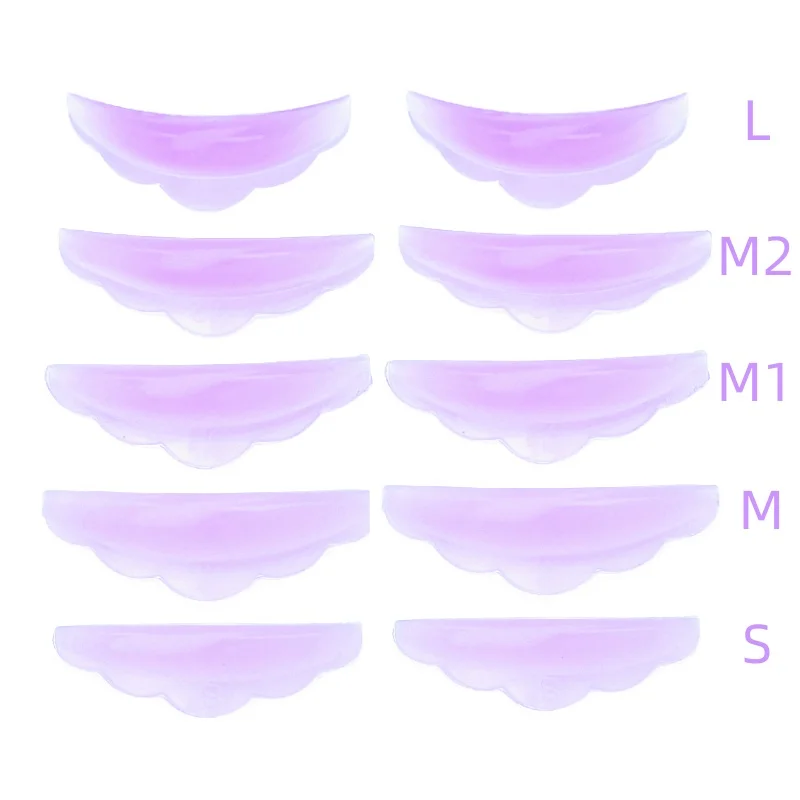5 пар силиконовых бигуди для завивки ресниц наращивание химическая завивка