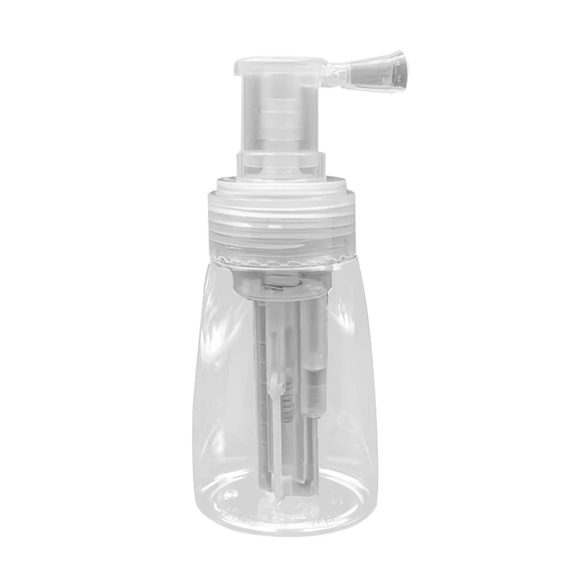 

Refillable Bottles Travel Transparent Powder Spray Bottle Detachable Travel Talcum Powder Spray Bottle