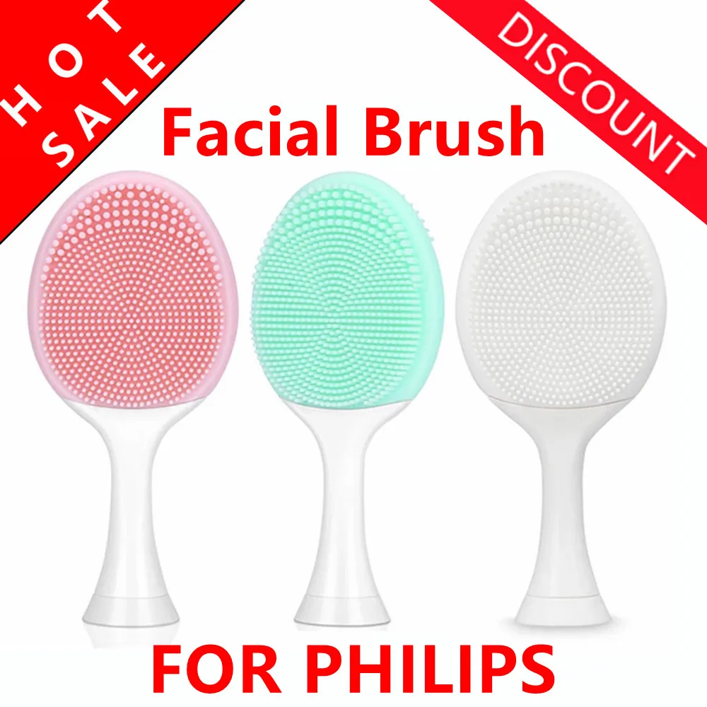 Powered facial cleansing devices