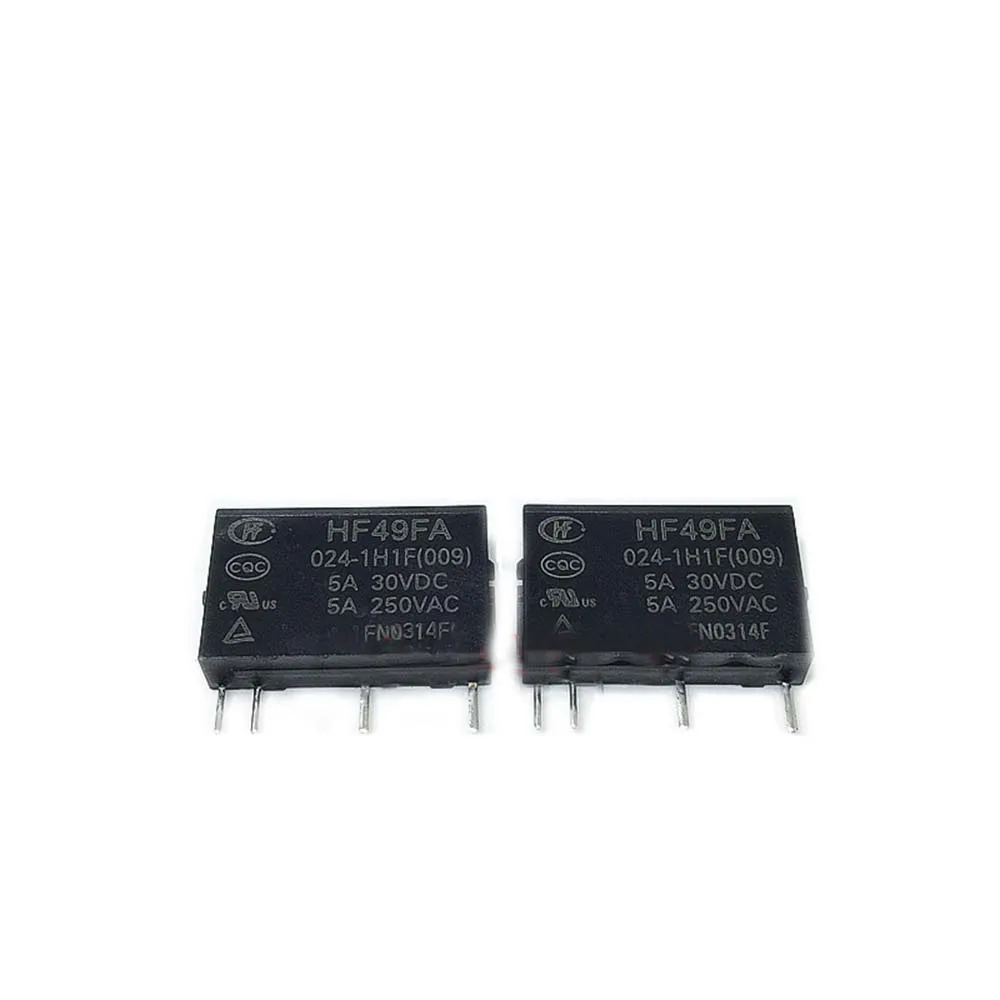 

JZC-49F 012-1H1T 12VDC HF49F 024-1H1T 24VDC 5A реле dip-4