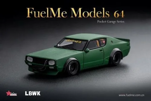

Fuelme Models 1:64 Skyline LBWK KPGC110 Kenmeri Zero fighter Resin Model car Collection Limited Edition Hobby Toys