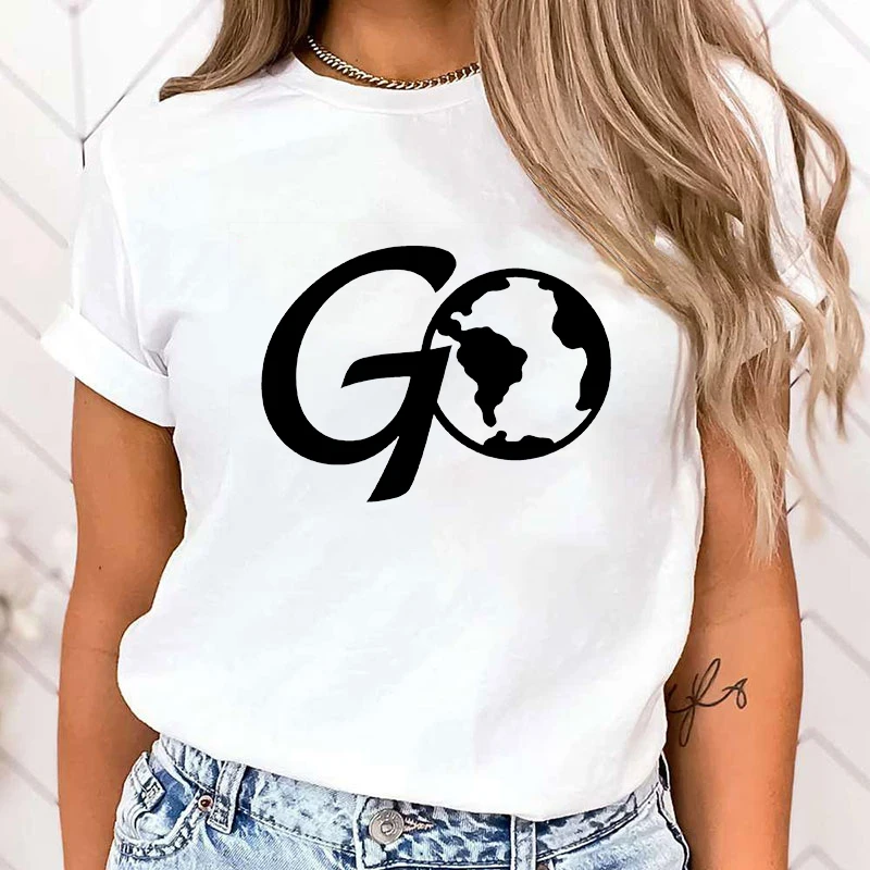 (Премиум-футболка) новая Защитная футболка для океана Go с принтом женская летняя