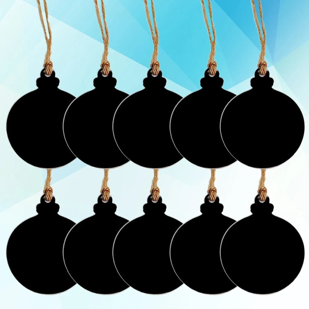 

Tags Blackboard Mini Gift Wooden Christmas Chalkboard Hanging Stringsign Name Favor Ornament Labels Oval Diy Tree Party Cookie