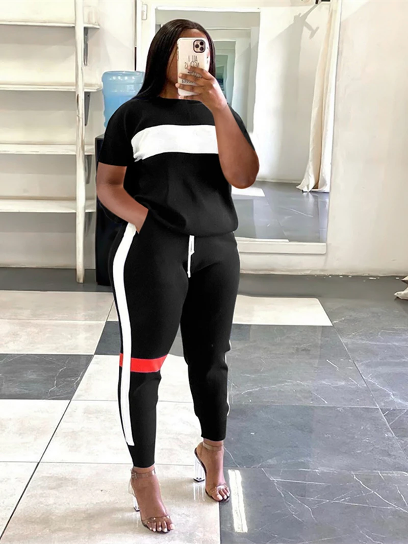 

Two Piece Set Women Tracksuit Autumn Clothes O-Neck Pullover Sweatshirt Top and Pants Sets Casual 2 Pieces Matching Set Outfits