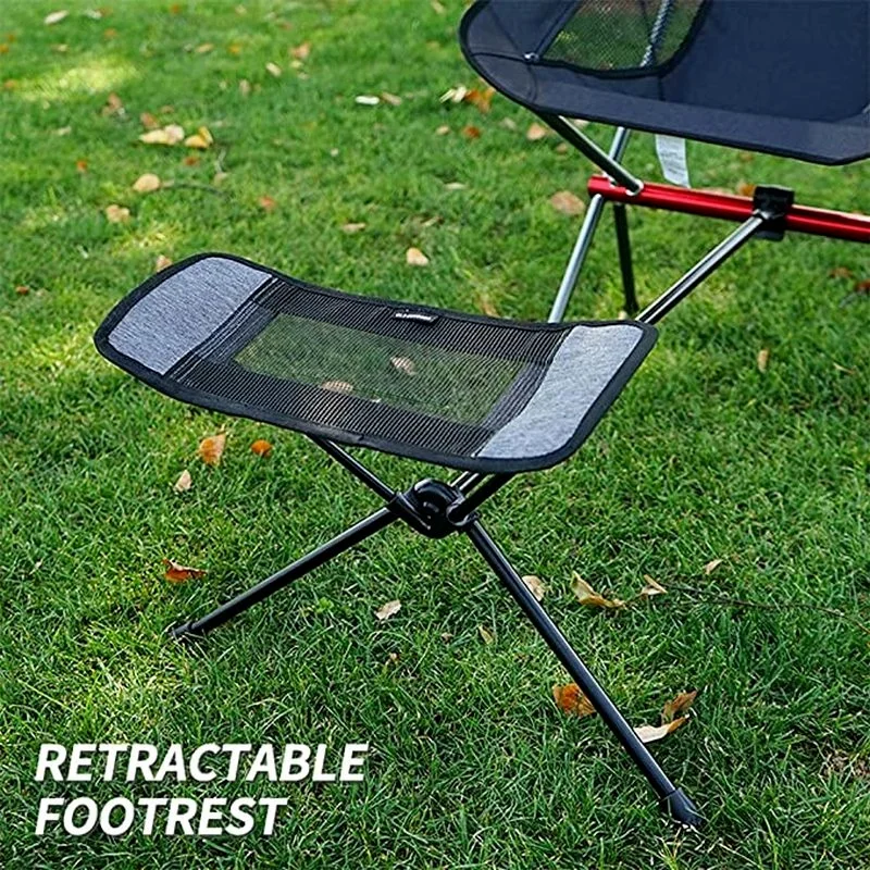 

Portable Folding Retractable Footrest Leg Rest Camping Chair Kit for Folding Reclining Swing Chair Moon Chair Beach Chair