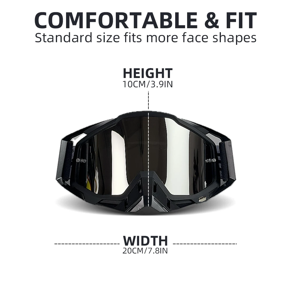 Защитные очки унисекс для защиты от солнца и ветра мотокросса. Подходят катания