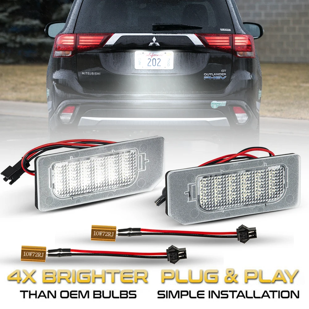 2 шт. светодиодный номерной знак для Hyundai Tucson LM IX35 2015-2018 для Kia Forte mk3 Cerato mk4 XCeed OEM #92501D3100