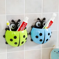 1pcs ladybug toothbrush holder toothpaste holder bathtoy sets tooth brush container toothbrush holder toothpaste holder storage
