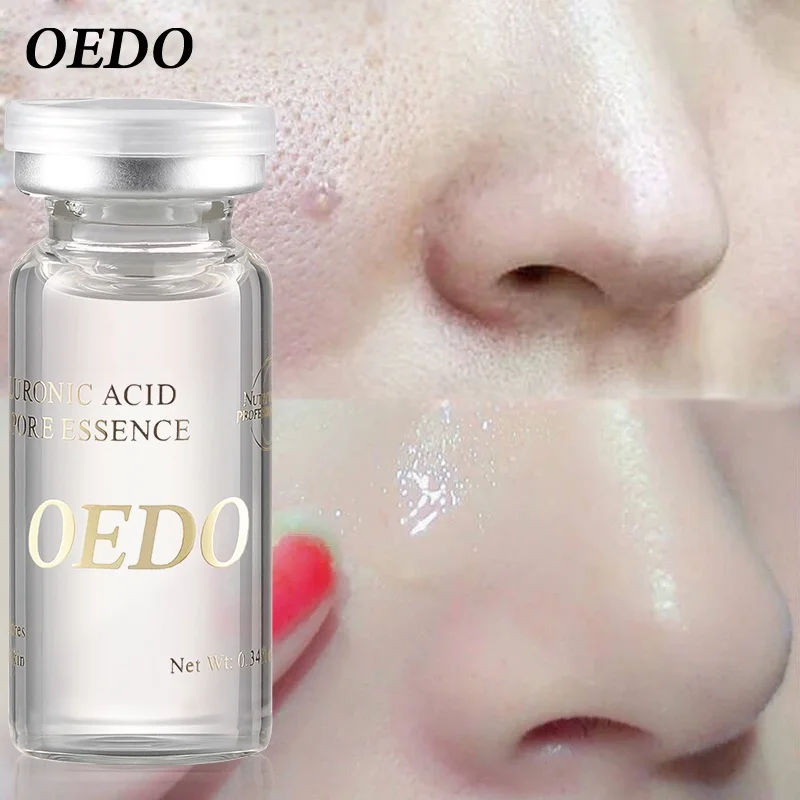

OEDO Shrink Pores Serum Hyaluronic Acid Liquid Moisturizing Face Serum Whitening Skin Care Anti Aging Anti Wrinkle Essence 10ml