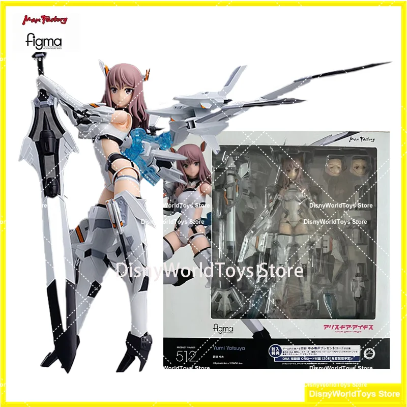 100% Оригинальный Figma 512 Alice Gear Aegis Yumi Yotsuya в наличии Аниме Коллекция фигурок модели