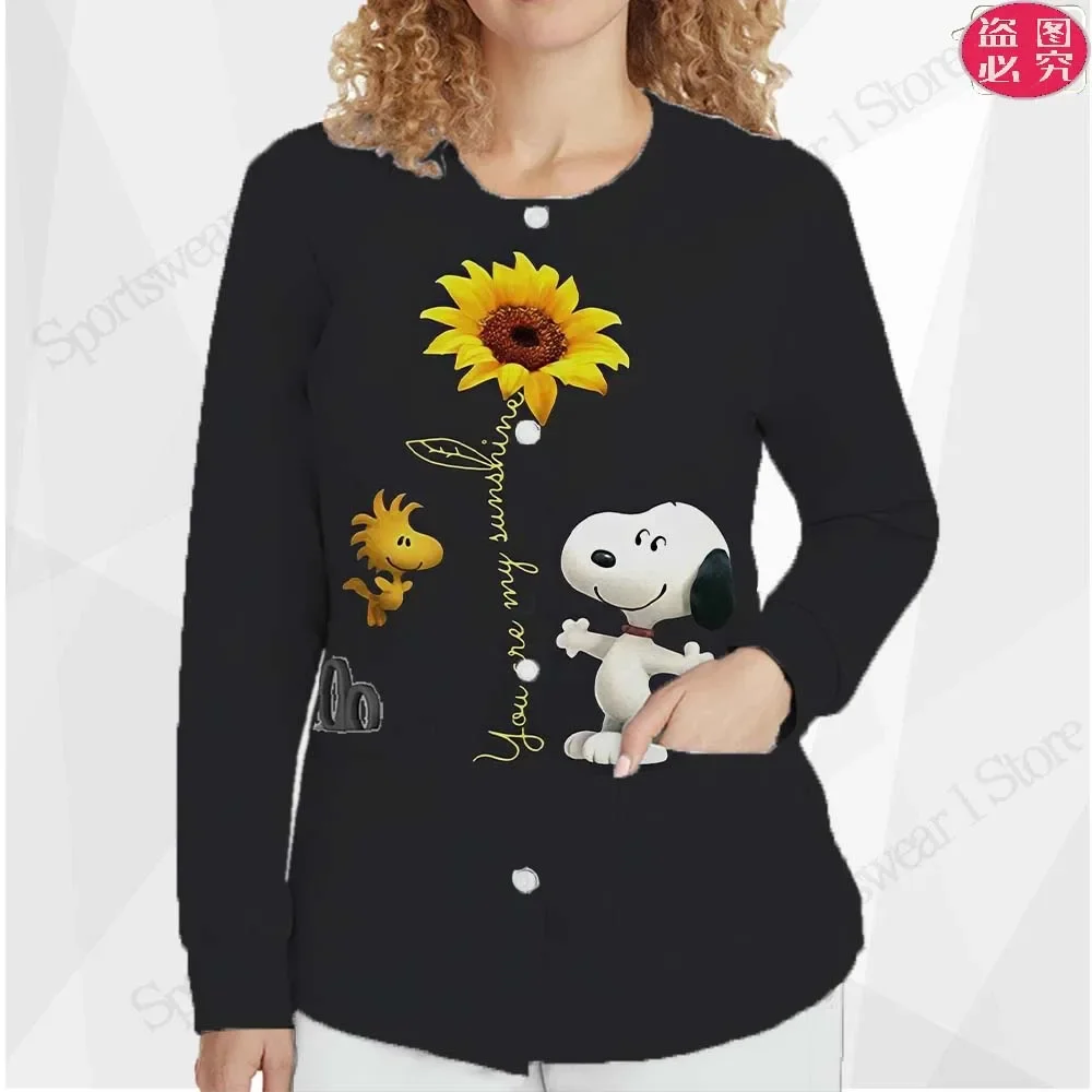 Кардиган зимняя одежда женская 2023 Новое поступление униформа медсестры куртка с