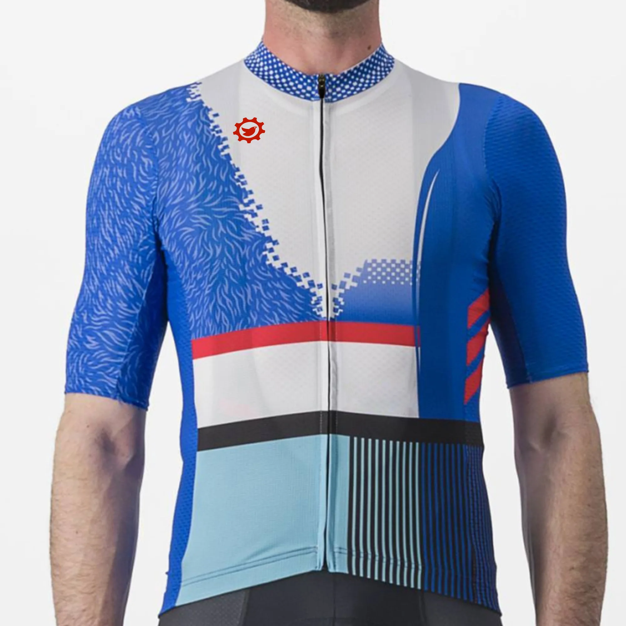 

NEW Summer Men's Cycling Jerseys Breathable Short Sleeve Quick Dry Shirt Bicycle Clothing Sportswear for Male Bike Tops