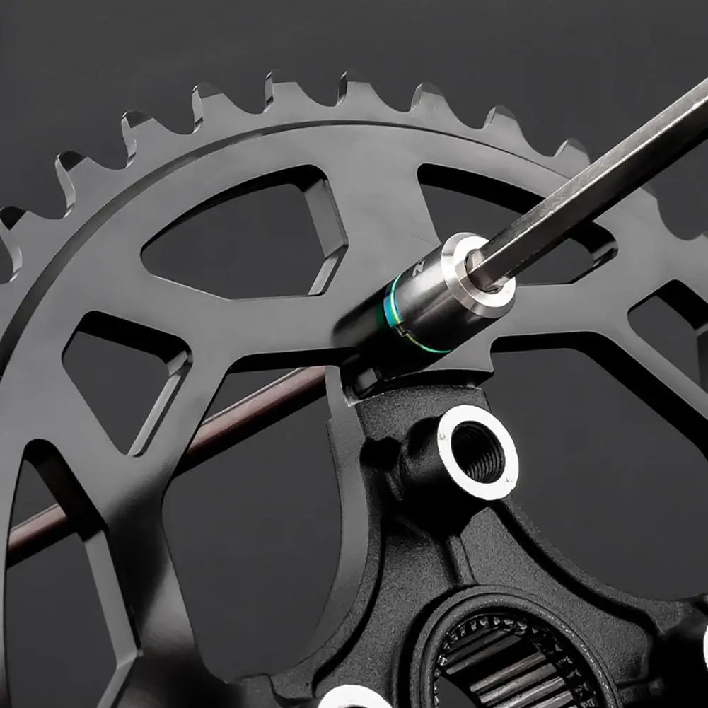 

Chainring Nut Wrench Mountain Road Bike Stainless Steel Chainring Screw Bolts Removal Install Tools