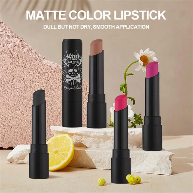 

12 Colors Lipstick Light Smooth Full Color Moisturizing Waterproof Sweatproof Long Lasting Natural Brighten Lip Makeup For Women