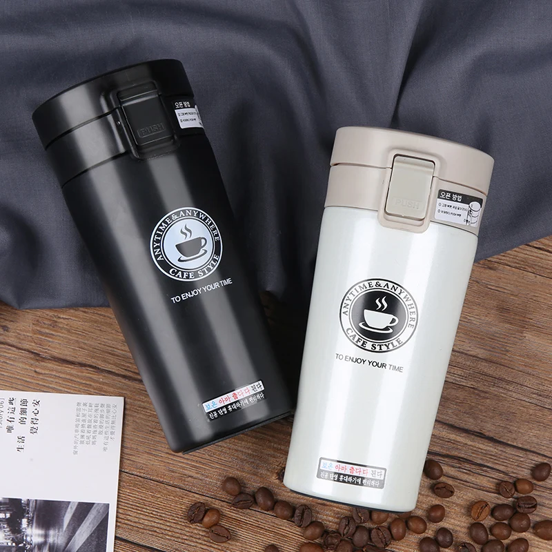 

Double Wall Stainless Steel Vacuum Flasks Car Thermo Travel mug portable thermoses drinkware coffee tea Thermocup