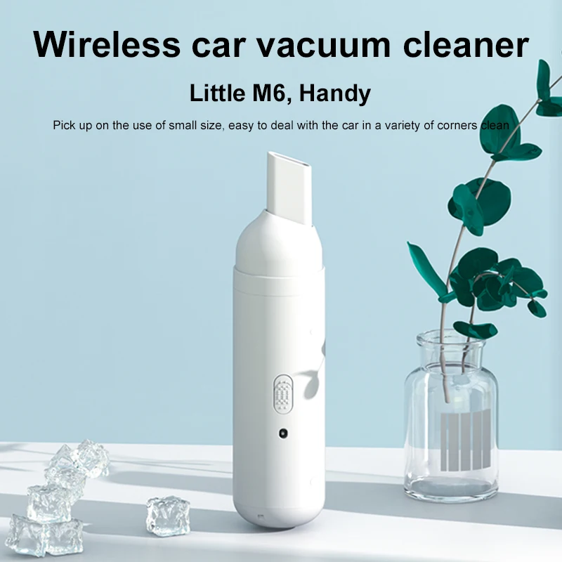 

New M6 Hand-held Desktop Dual-purpose Vacuum Cleaner For Small Dead Cleaning Vehicle Wireless Vacuum Cleaner Home Appliances