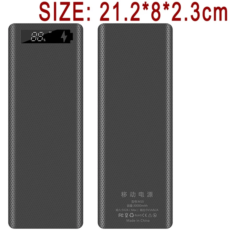 Быстрая зарядка 2 шт. 10x3 0 внешний аккумулятор