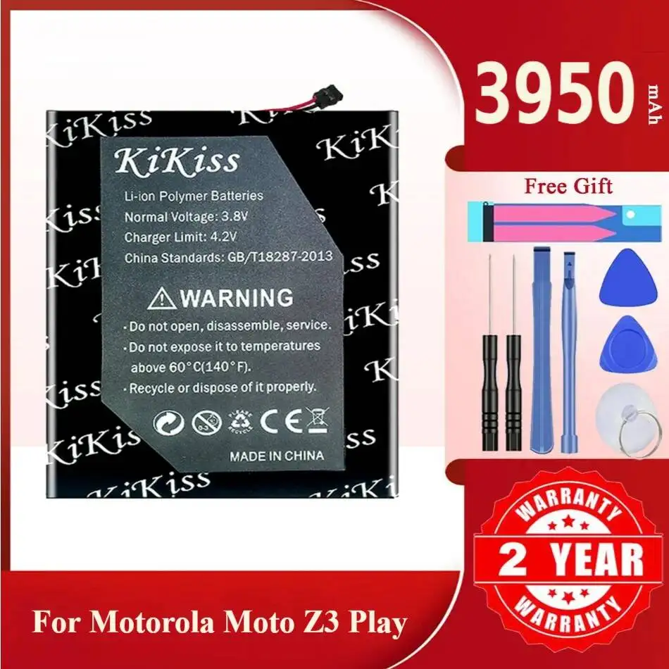 Фото Аккумулятор KiKiss для MOTOROLA Moto Z3 Play XT1929-1 XT1929-4 XT1929-5 XT1929-6 XT1929-8, JS40, 3950 мАч №2