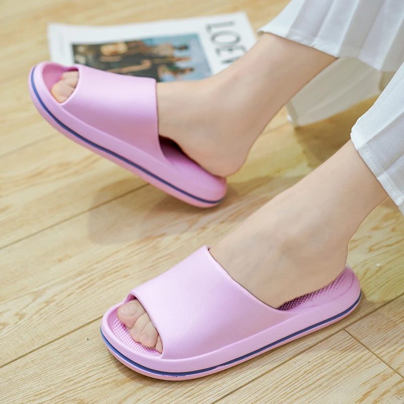 YOROUUP Summer Women's Sandals Casual Outside Wear Women's Slippers Soft Soled Flat Slippers for Women Platform Sandals Women