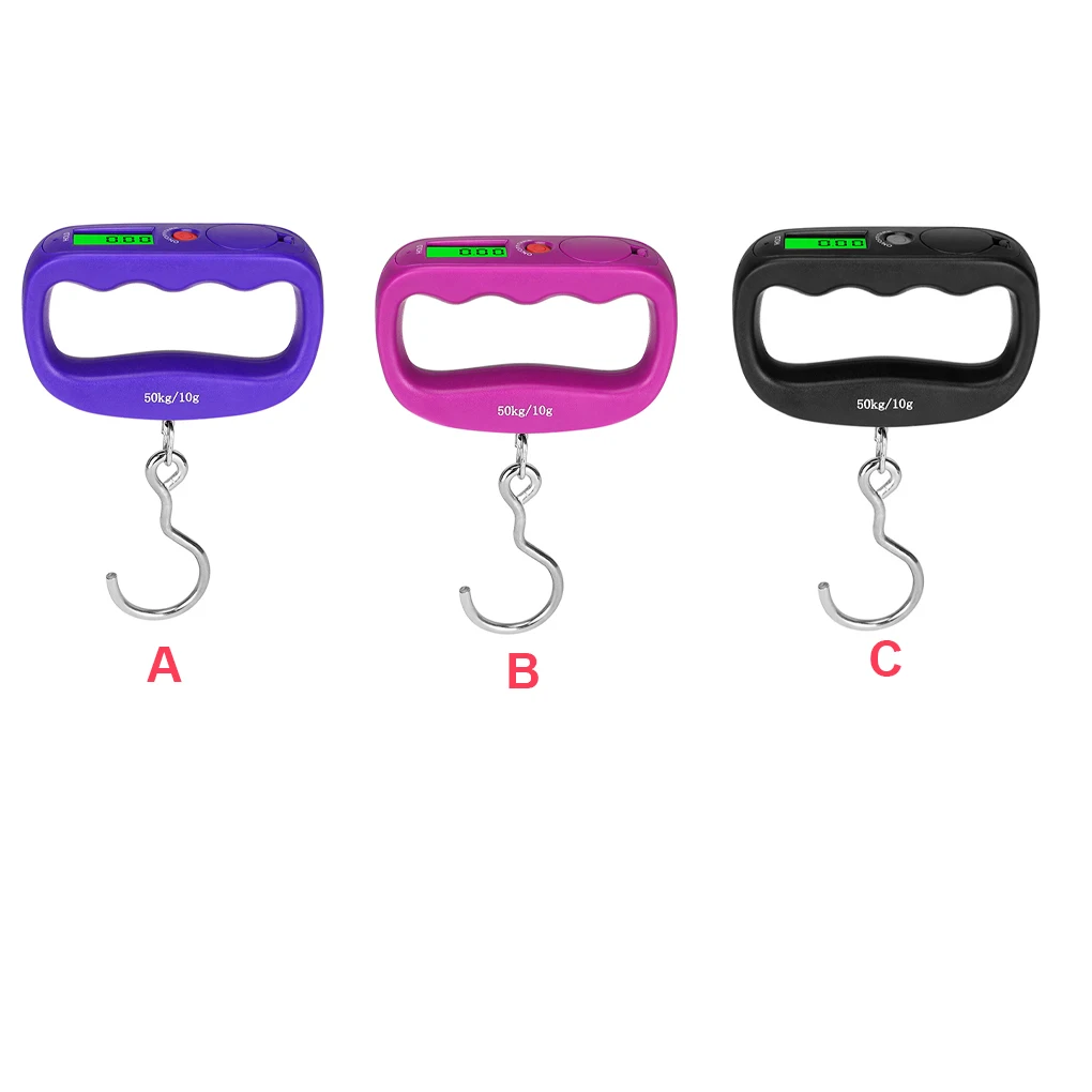 

Подвесные весы с двойным жк-дисплеем, точность 50 кг, ударопрочные электронные весы для уличного домашнего рынка, синие