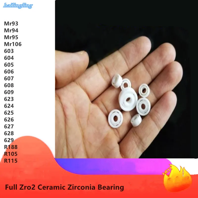 

Full Zro2 Ceramic Zirconia Bearing Mr93 Mr94 Mr95 Mr106 603 604 605 606 607 608 609 623 624 625 626 627 628 629 R188 R105 R115