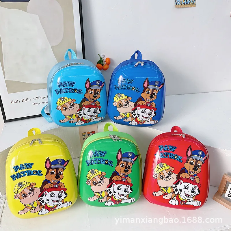 

Original Cartoon Paw Patrol Hard Case Backpack High Capacity Waterproof 2022 New Children Baby Eggshell School Bag Boys Gifts