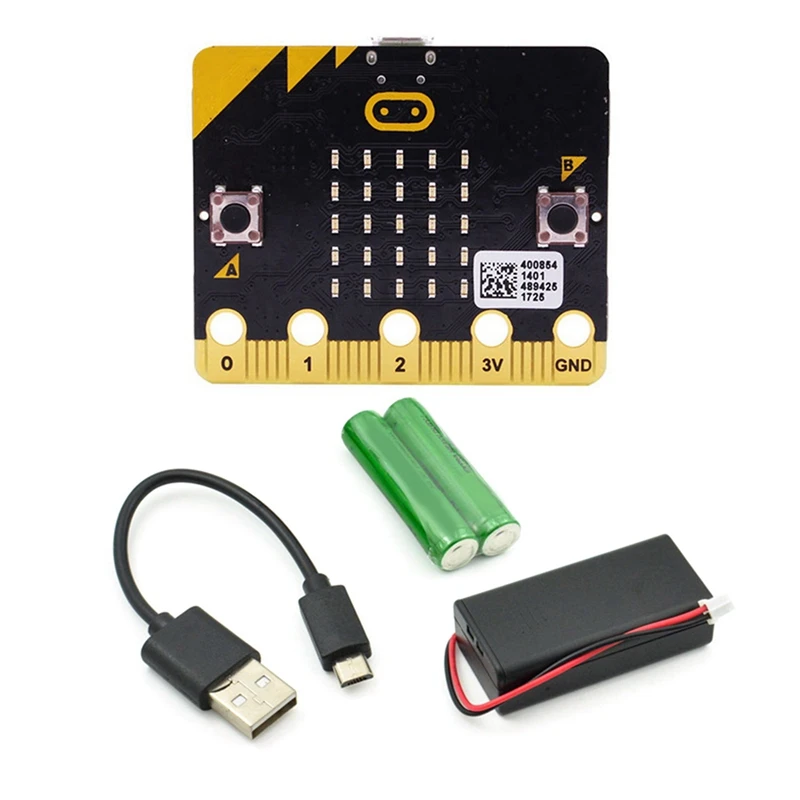 

5X Microbit GO стартовый комплект BBC Smart Car Kit/Qtruck/Python образование Microbit поддерживает AI и машинное обучение