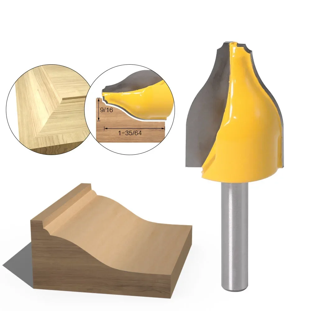 1 шт. 8 мм панельная фреза с хвостовиком вертикальная фреза-бусина Ogee-реза