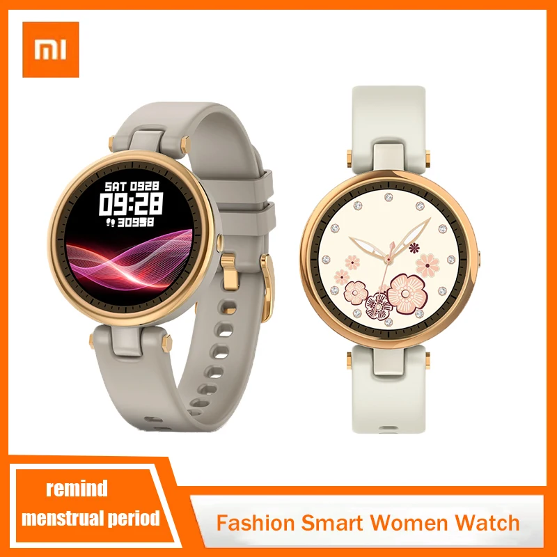 

часы электронные фитнес браслет часы женские russian version Смарт-часы Xiaomi, женские часы, напоминание о менструальном периоде, спортивный браслет...