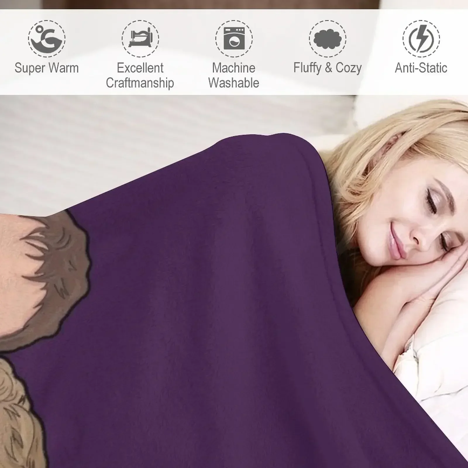 Пушистое одеяло Giles &amp Joyce Band Candy BTVS