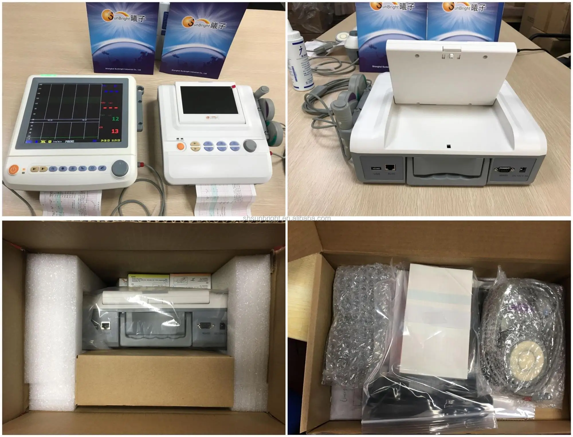 Портативное сердце плода матери TOCO CTG для монитора одинарного или близнеца