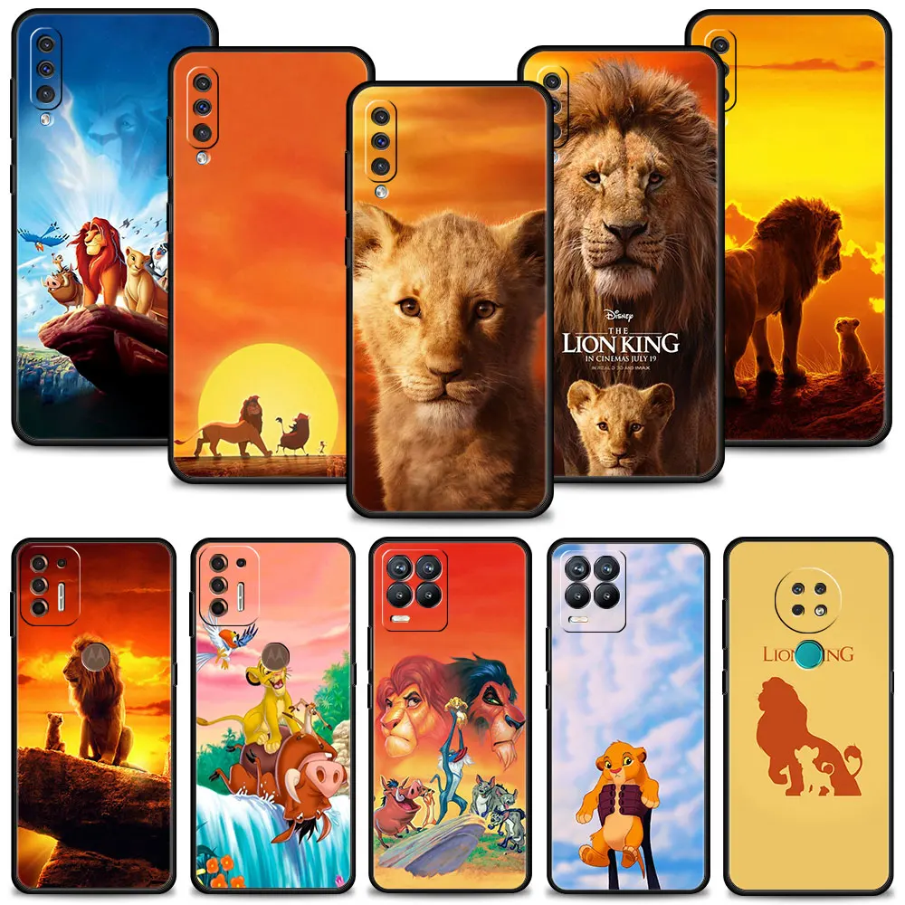 

Cartoon The Lion King Animal Case For Samsung Galaxy A50 A30 A70 M31 Case for MOTOROLA G30 G60 G9 Cover Silicone Shell Bumper