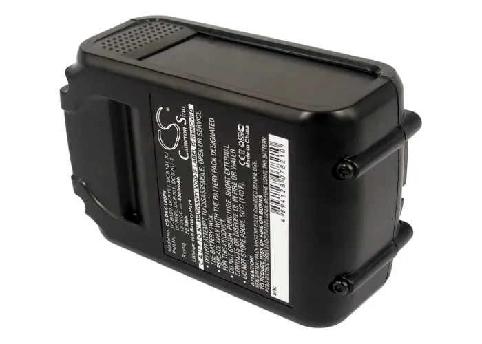 Фото Сменный аккумулятор CS для DeWalt XR Li-Ion 18V, DCD740, DCD740B, DCD780, DCD780B, DCD780C2, DCD780L2, DCD, артикул: DCB180, 4000 мАч / 72 Вт·ч №1