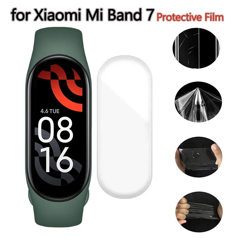 

1-10Pcs Hydrogel Film For Xiaomi Mi Band 7 Band7 MiBand7 NFC Protective Film MiBand 7 Smart Wristband Screen Protector 2022