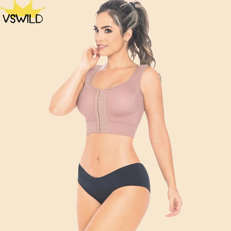Fajas Reductoras Y Modeladoras Mujer Women Post Surgery Bra Shapewear Compression With Breast Support Corset Top Lingerie Skims