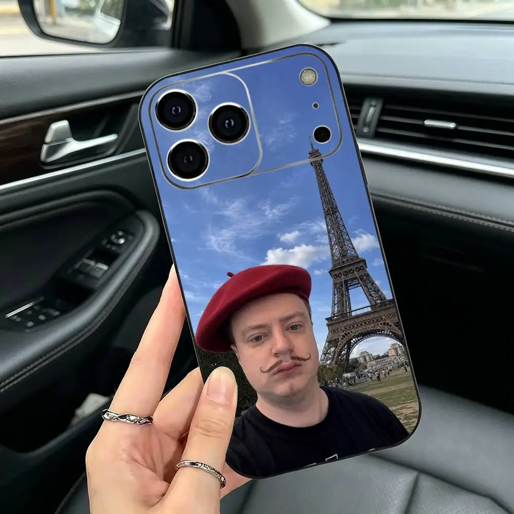 Фото Популярный противоударный чехол Trash Streamer Mellstroy-y Soft Black для iPhone 17, 16, 15, 14, 13, 12, 11, XS, Plus, Pro Max №4