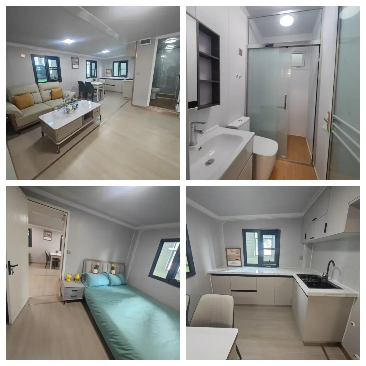 Современный портативный модульный мобильный сборный роскошный дом для гостиной