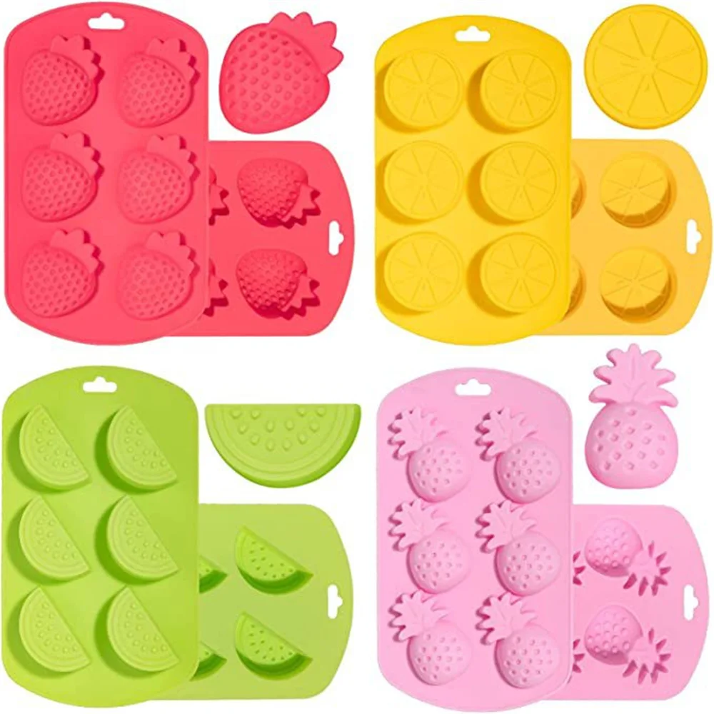 

DIY Baking Tools Baking Mold High Quality Fruit Shape Chocolate Candy Mold Household Diy Silicone Mold Kitchen Tableware Cartoon